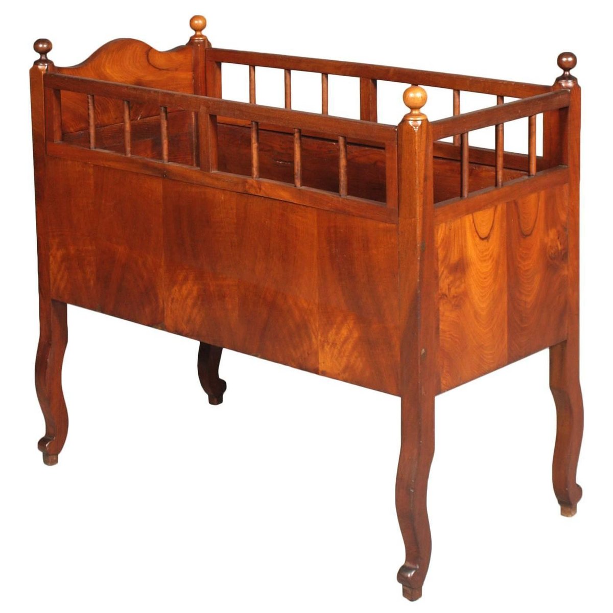 19th Century Walnut Cradle - Image 6